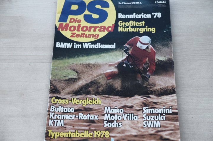 Deckblatt PS Sport Motorrad (01/1978)